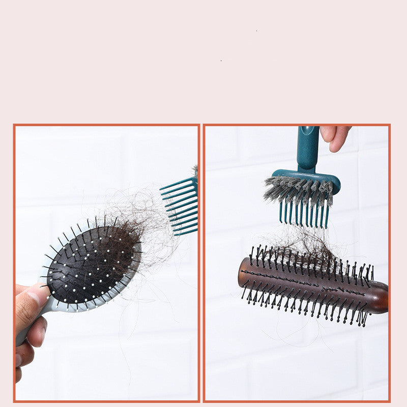 2 In 1 Hair Cleaning Brush Curly Hair Combs Cleaning Claws Hair Removal Cleaner Salon Barber Professional Cleaning Accessories